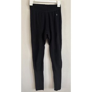 Smartwool Intraknit Base Layer Pants Mens Small Merino Wool Thermal Black